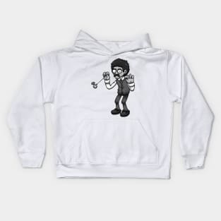 Black And White Hypnotherapist Kids Hoodie